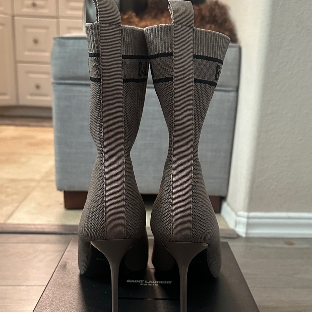 Balmain Skye Knit Sock Boots - Picture 6 of 6